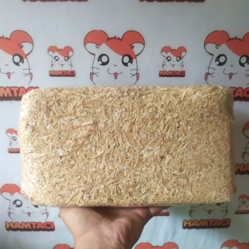 SERBUK KAYU HAMSTER/GERBIL/LANDAK MINI/SMALL PETS 400gr GOOD QUALITY