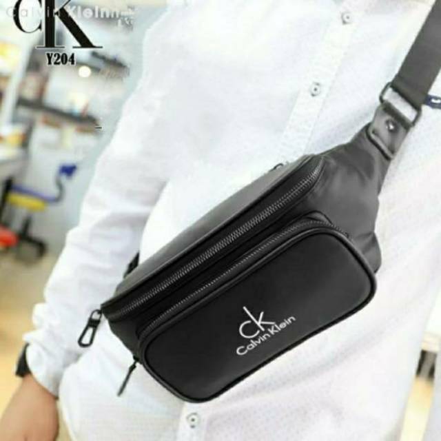 Waistbag CK Import Tas Pinggang Pria dan Wanita Slingbag CK Parasut Import