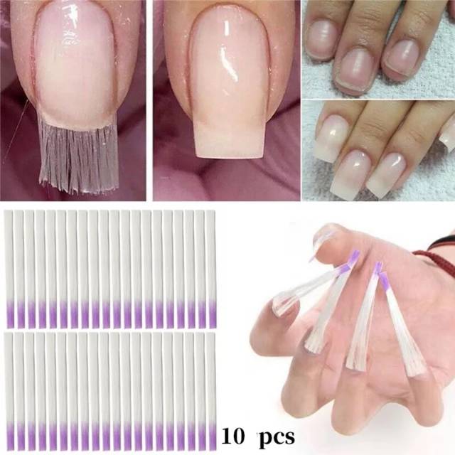 FIBERGLASS FIBER GLASS NAIL EXTENSION NAIL GEL ART LED