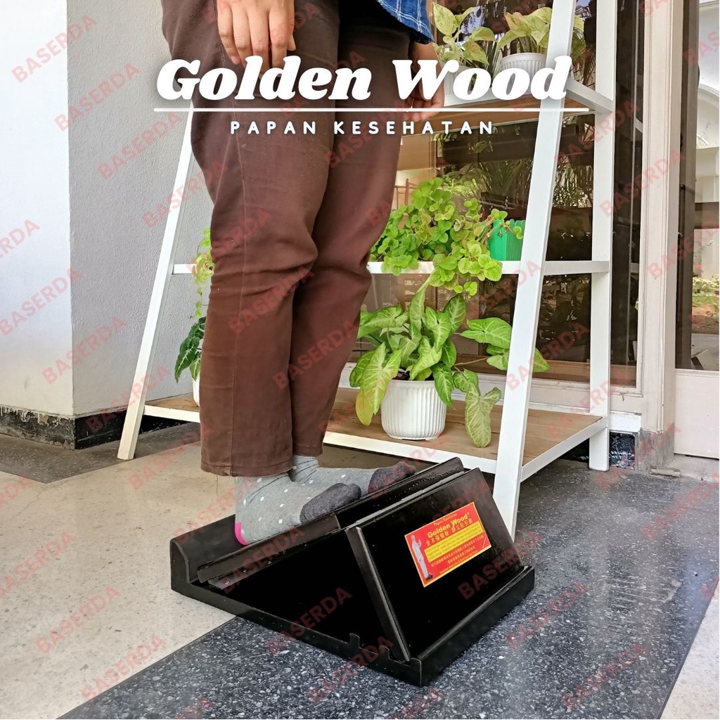 papan miring kesehatan tulang belakang golden wood - alkes murah sby