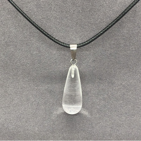 Natural Stone Water Droplets Pendant 2,9X1cm - Liontin Tetesan Air