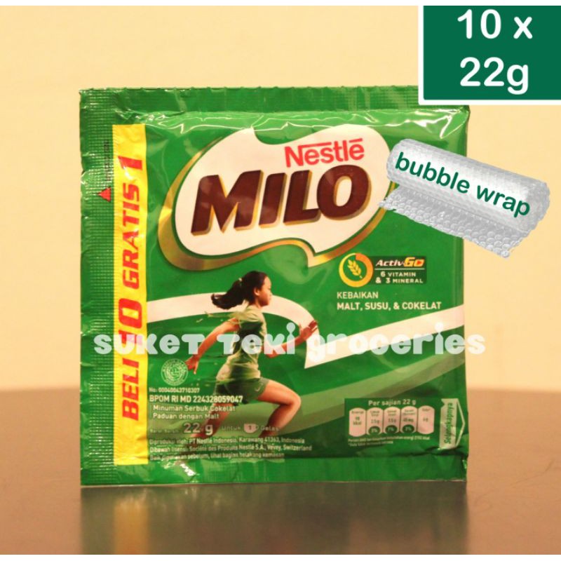 

Milo Activgo Susu Bubuk Coklat Sachet Renceng 22gr GROSIR