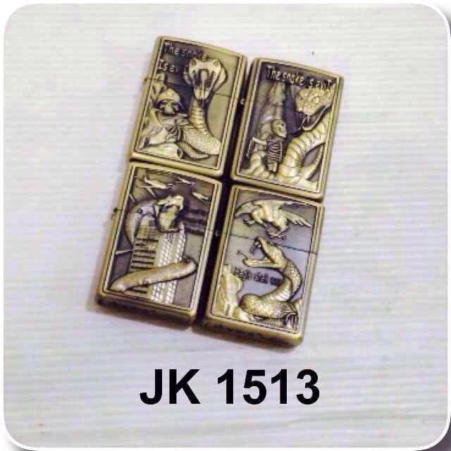 Super Promo! KOREK ZIPPO API BIASA ULAR COBRA KOBRA 1513 Murah!