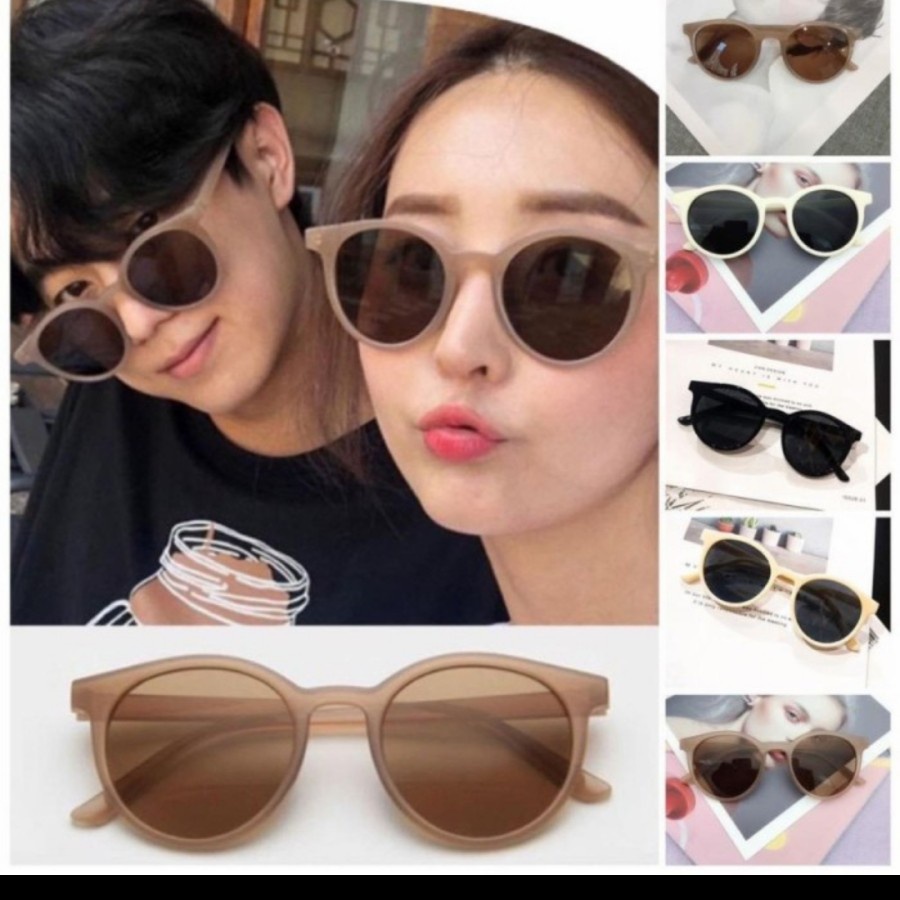 Kacamata Wanita Pria Korea Fashion Sunglasses Eyewear Frame Retro Type