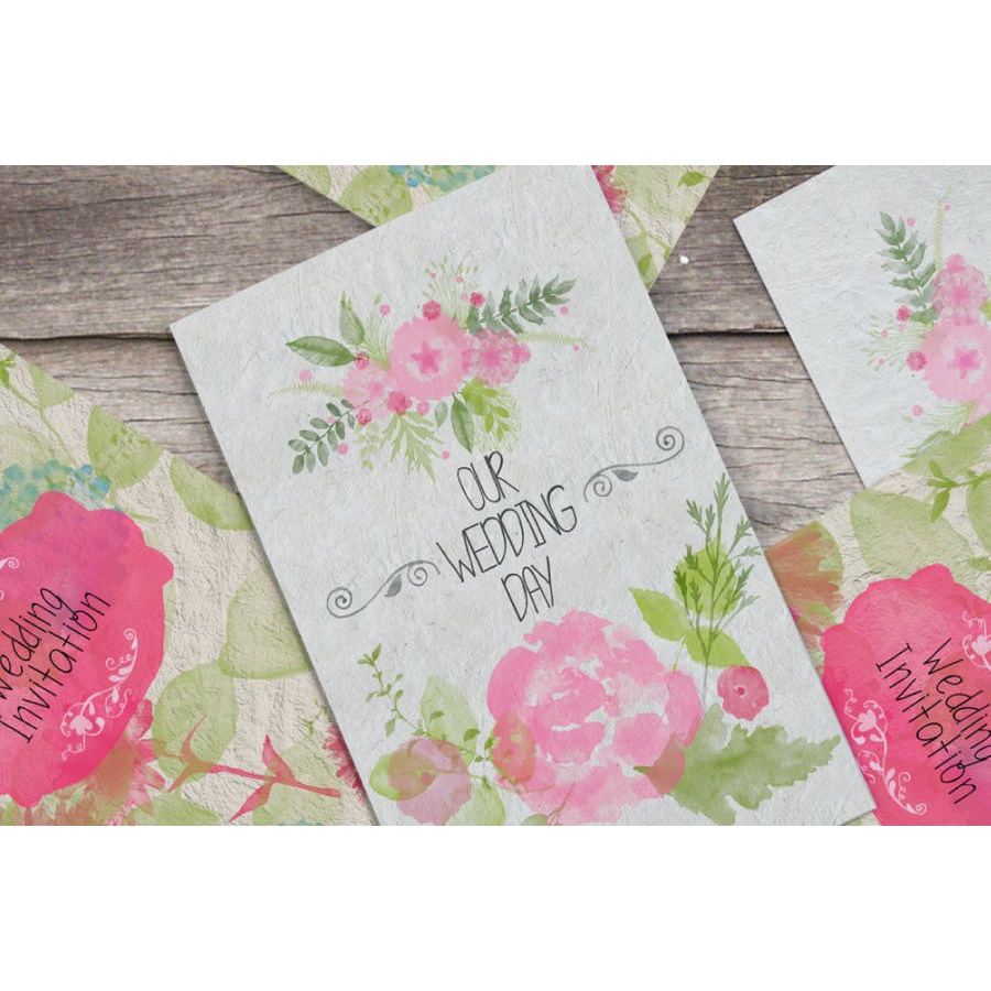 Floral Watercolor Ps Stamp Brushes