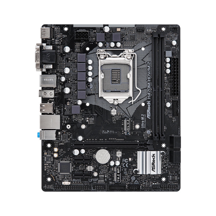 ASRock H470M-HDV/M.2 (LGA1200, H470, DDR4, USB3.2, SATA3)