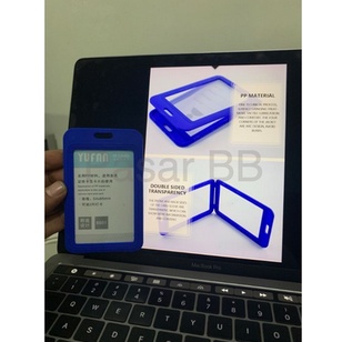 COD Name Tag 2-SISI BOLAK BALIK ID Card Holder / Panitia / Gantungan Kartu Nama/ Tali Id card Nama