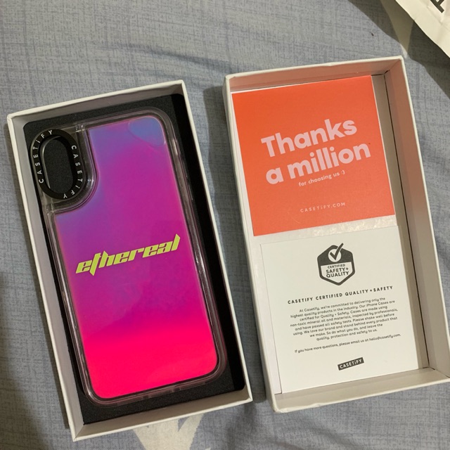 IPhone XR Case - CASETiFY Neon Sand Case (Ethereal) Preloved