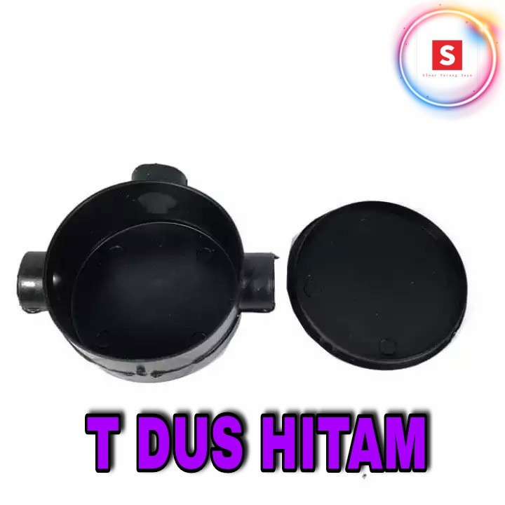 T Dus Tee Listrik Hitam