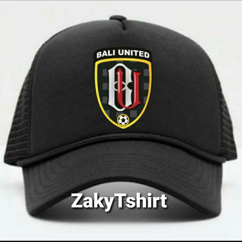 Topi Truker Jaring +Logo Bali United