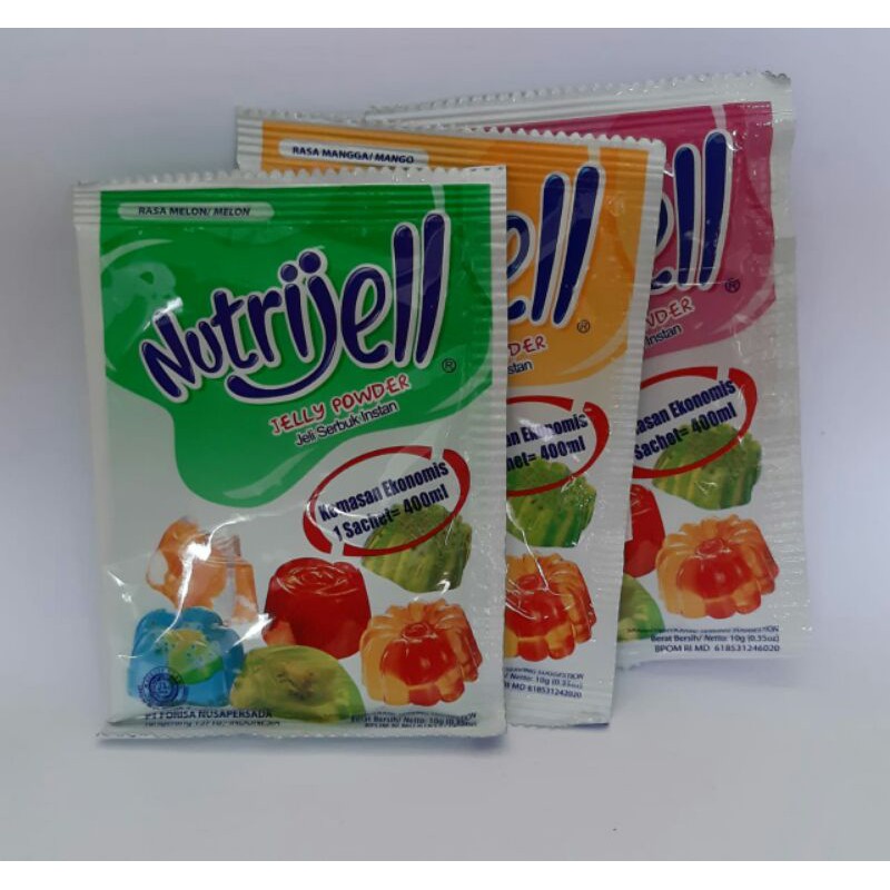 

Nutrijell kemasan ekonomis 10 gr