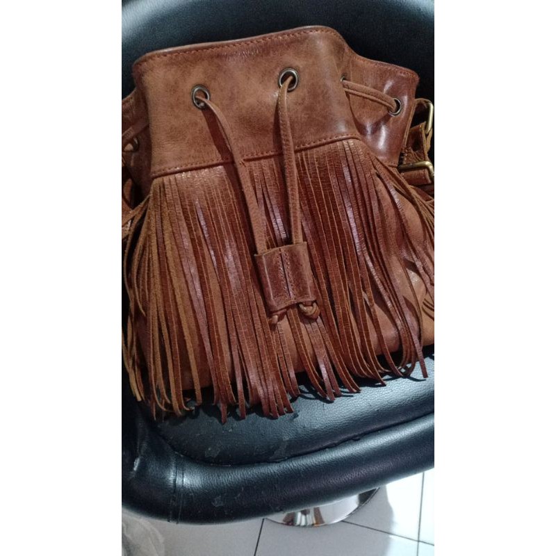 tas serut kulit sapi mantul ( MELROSE)