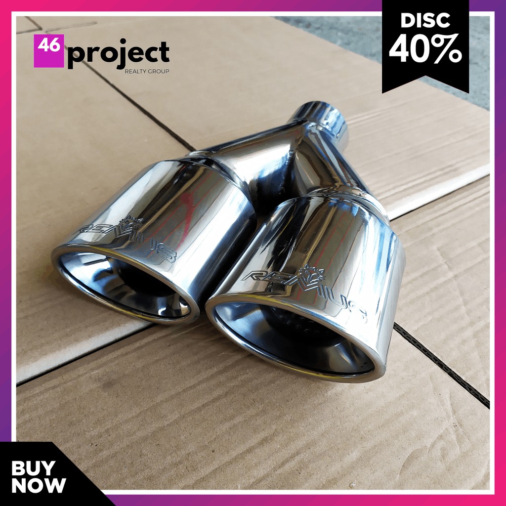 Knalpot mobil racing REMUS Cabang 3 INCH utk All Mobil