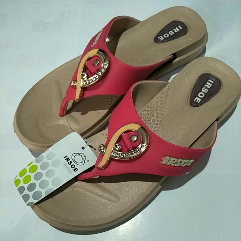 Irsoe - Sendal Jepit Karet Wanita Model Bulat Size 36 - 40