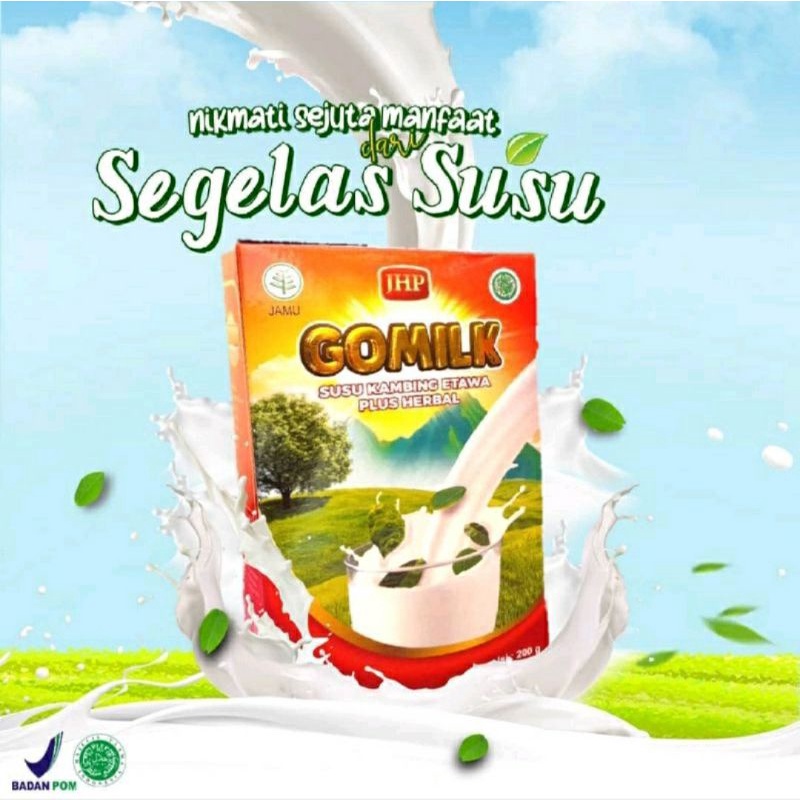 

GOMILK 200gram - SUSU KAMBING ETAWA PLUS HERBAL