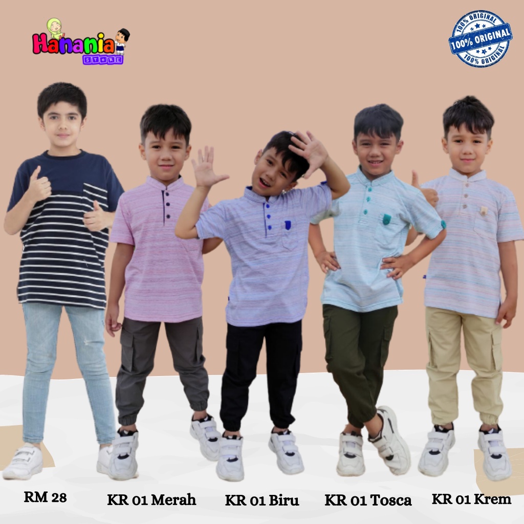 KAOS ANAK LAKI LAKI KAOS PRIA TERBARU COUPLE SALUR RAGGAKIDS 28 KR 01 KR 02