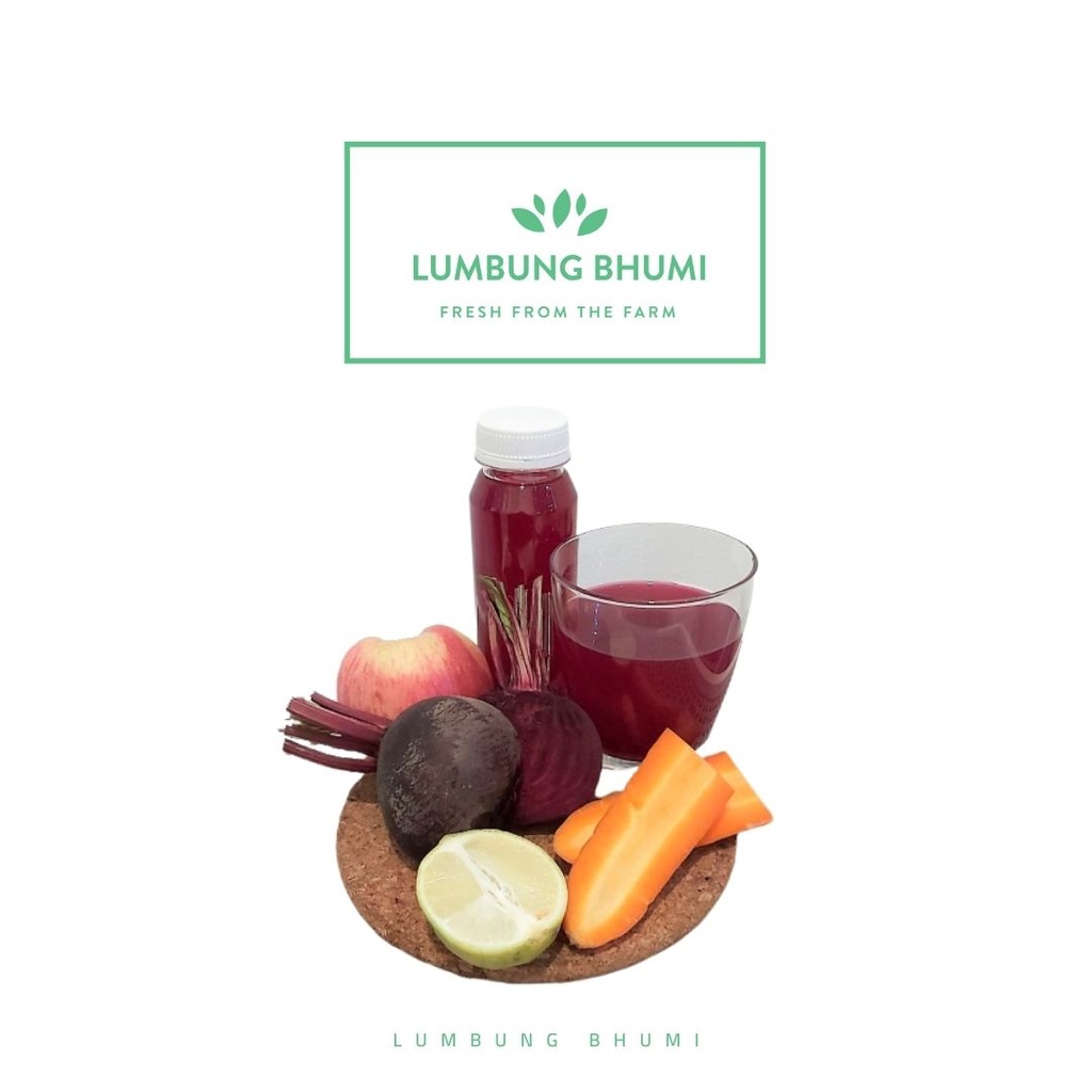 

Lumbung Bhumi - Jus Buah Bit Root INFUSED 500 ml ( Juice Your Day )