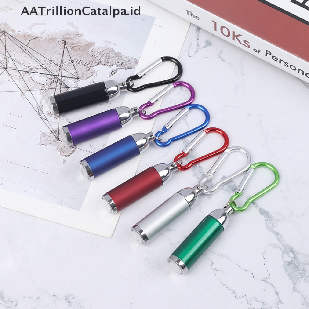 Aatrillioncatalpa Senter LED Mini Portable Ultra Terang Untuk camping caving