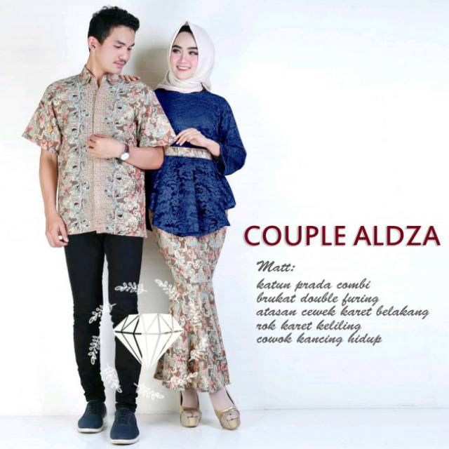 Couple Kebaya brokat batik lamaran moderen mewah anggun Prada Jawi wisuda pernikahan GOOD