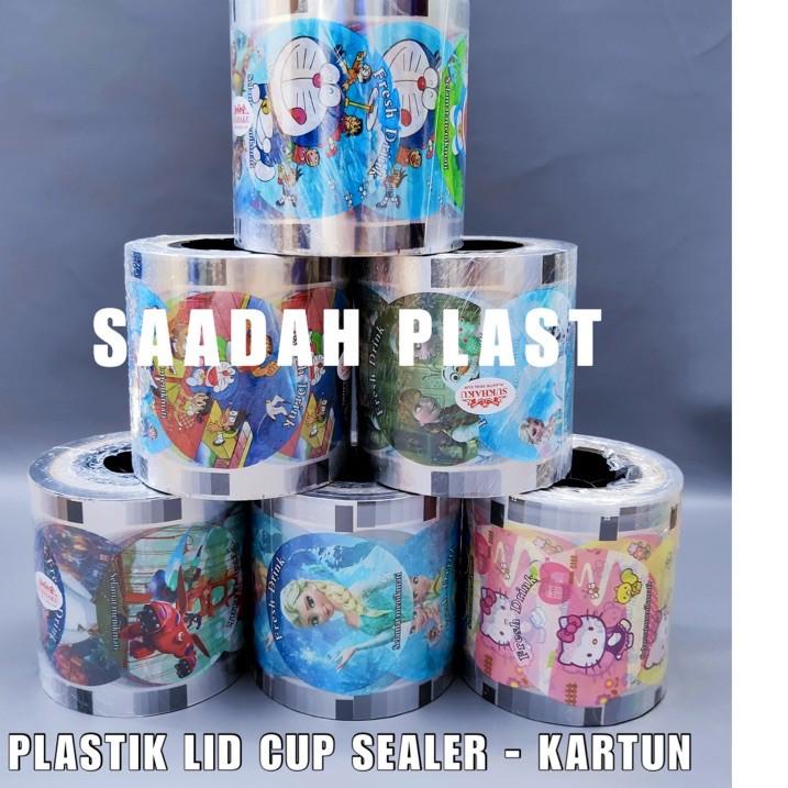 

➵ PLASTIK LID SEALER CUP KARTUN 1000CUP / CUP SEAL PLASTIK / SEAL CUP ☃