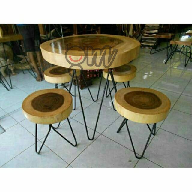 Set Meja Kursi Teras - Meja Kursi Tamu, Meja Kursi Cafe Suar Jepara