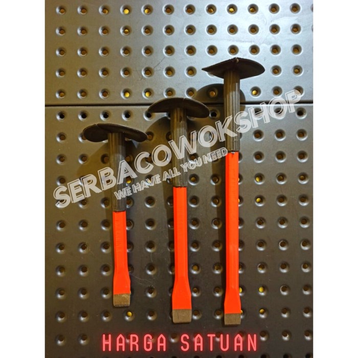 Pahat Beton Pipih 8&quot; - 10&quot; - 12&quot; Inch - Concrete Flat Chisel Termurah - 8&quot; 20CM