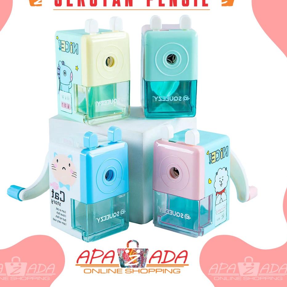 

Harga Murah Ⓝ Apazada - Serutan Pensil Putar Motif Korea BT21 / Rautan Pensil Murah / Pengserut Putar / Rautan Putar / Serut / Rawutan Murah Berkualitas Bisa ,,