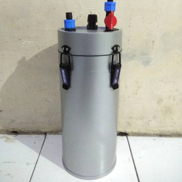 Filter canister DIY 6 inch silver (tabung only)