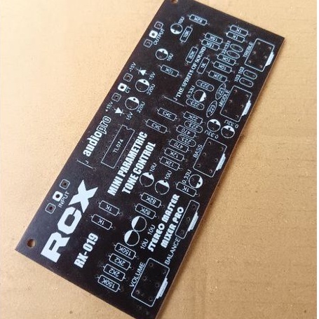 PCB Tone Control Stereo Mini Parametrik Tone Control Elite RX 019