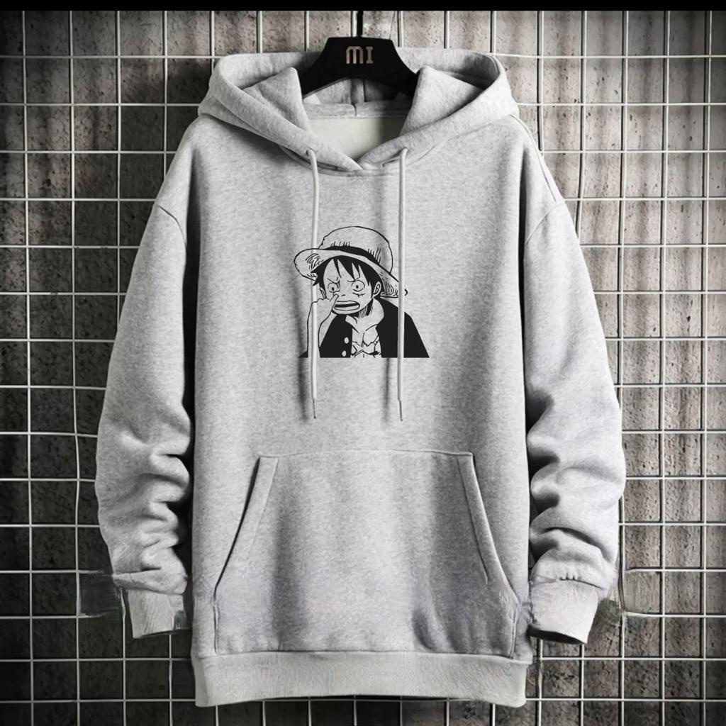 SWEATER HOODIE LUFFY NGUPIL / HOODIE MURAH TERLARIS / HOODIE PRIA DAN WANITA / UNISEX / HOODIE PRINTING