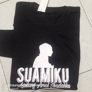  Kaos  Couple Suami  istri  Kaos  suamiku ladang pahala kaos  