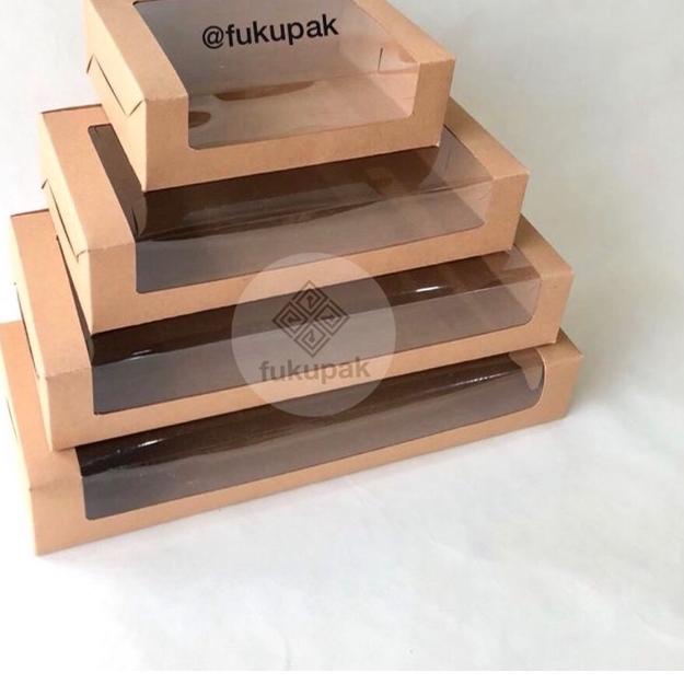 

➣ Kotak Brownies Pie Soes, Dus Kue Jajan Pasar Snack (20pcs) ✥