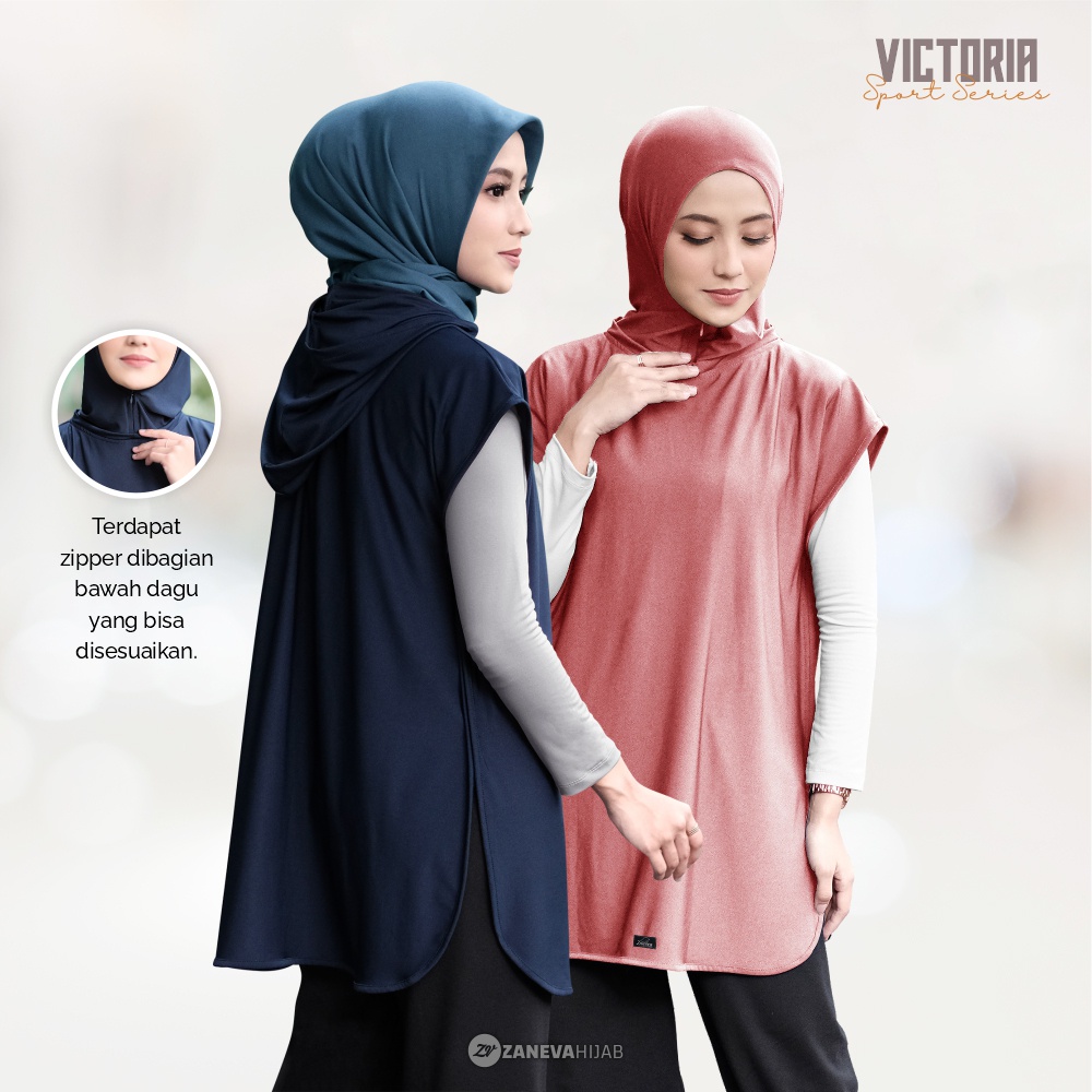 Vest Hijab l Hijab Olahraga l Trendy l Hijab santai l hijab rompi instan