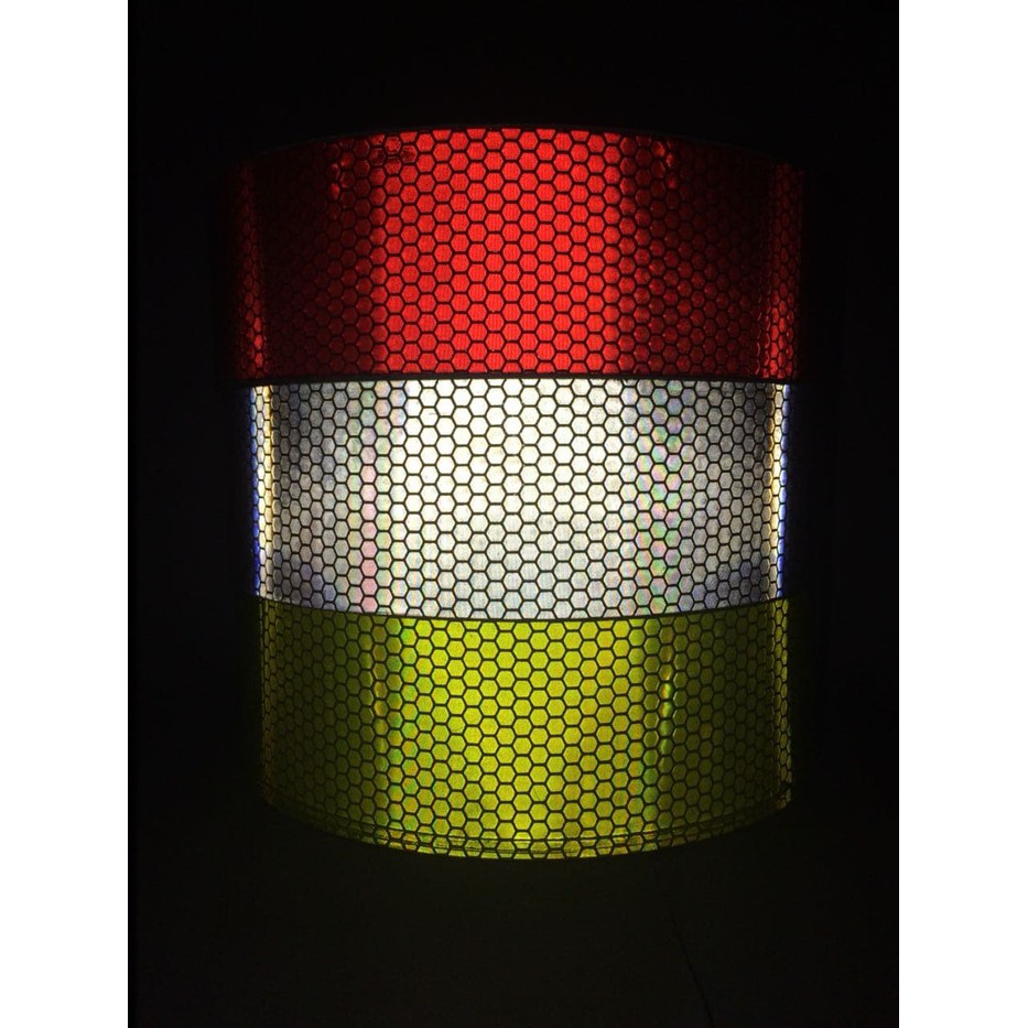 STICKER SCOTCHLITE REFLECTIVE HONEYCOMB / SARANG TAWON / PRISMATIC