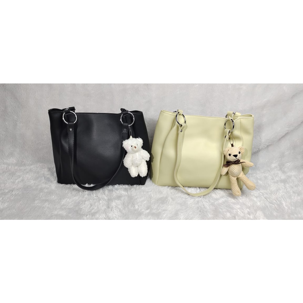 JK 887 TAS TOTE BAG JALAN KERJA FREE BONEKA FASHION IMPORT Z4560 T3021 P9036