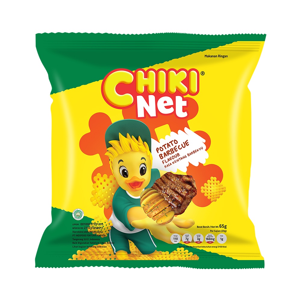 

Chiki Net Potato Barbecue 65 Gr - 4 Pcs Promo Snack