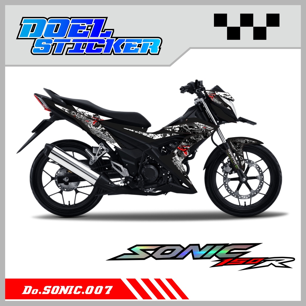 STICKER STRIPING VARIASI HONDA SONIC 150 VENOM DOEL 007