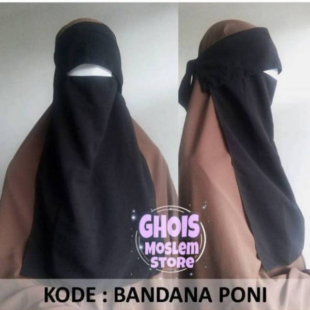 Cadar Poni / flap niqob / niqob poni