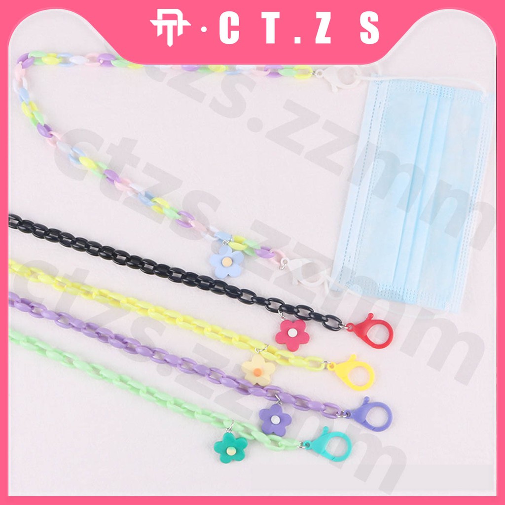 【CT】Ready  Masker Adjustable Mask Clip  Ear Holder Neck Strap Rope Colorful  Chain Anti Slip Glasses