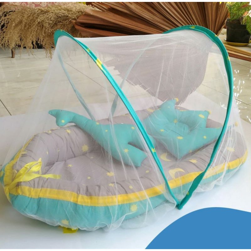 Kasur Bayi Bolak Balik Kelambu motif lucu