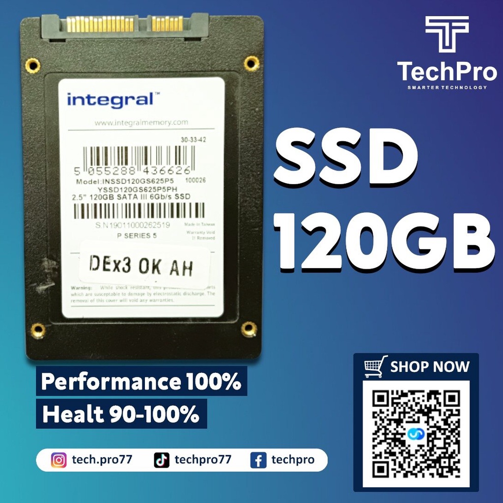 JUAL MURAH SSD 120gb Second ORI