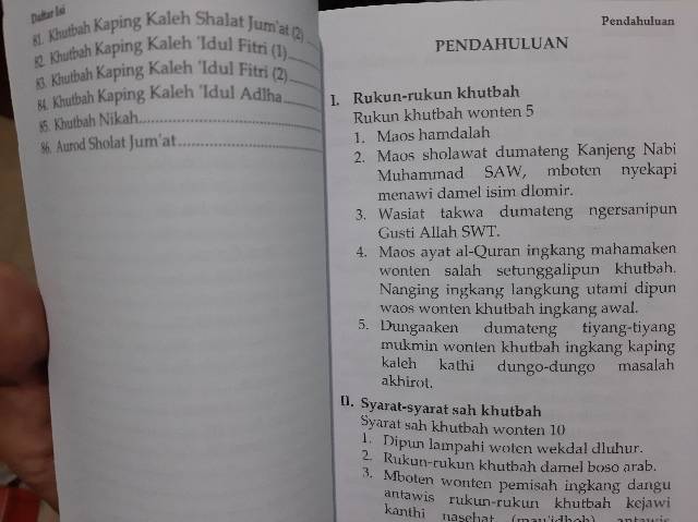 Buku Mimbar Pesantren Terjemah Khutbah Lirboyo Bahasa Jawa Indonesia Khotbah Jumat Idul Fitri Adha Shopee Indonesia