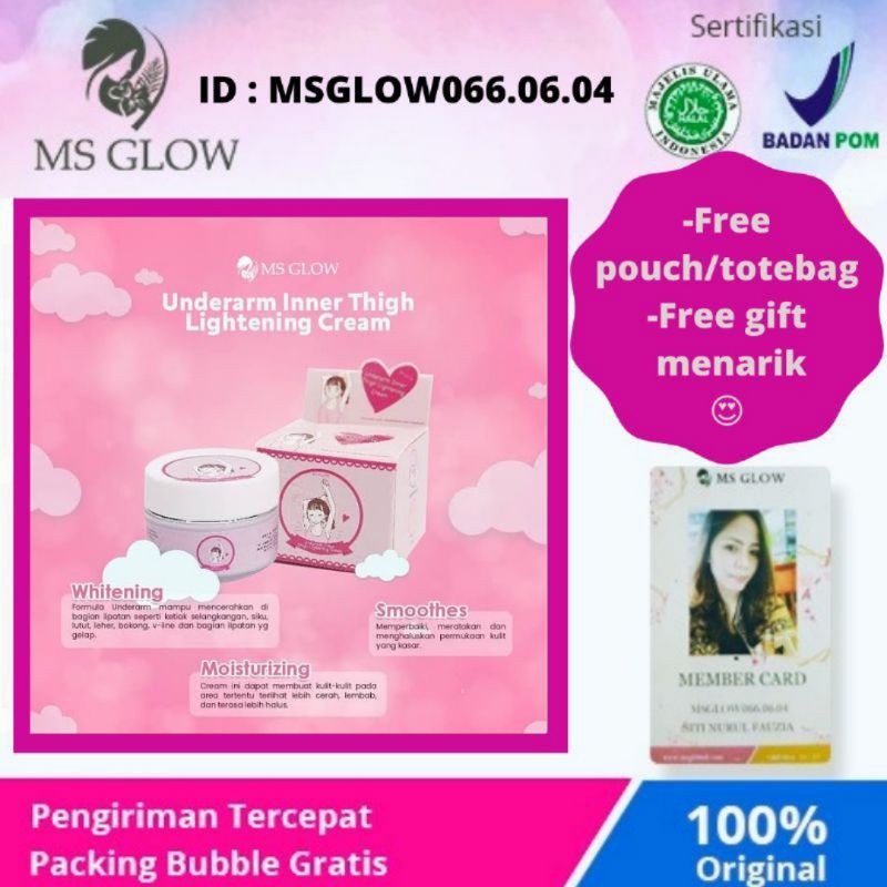 UNDERARM MS GLOW/MS GLOW UNDERARM / CREAM LEHER MS GLOW