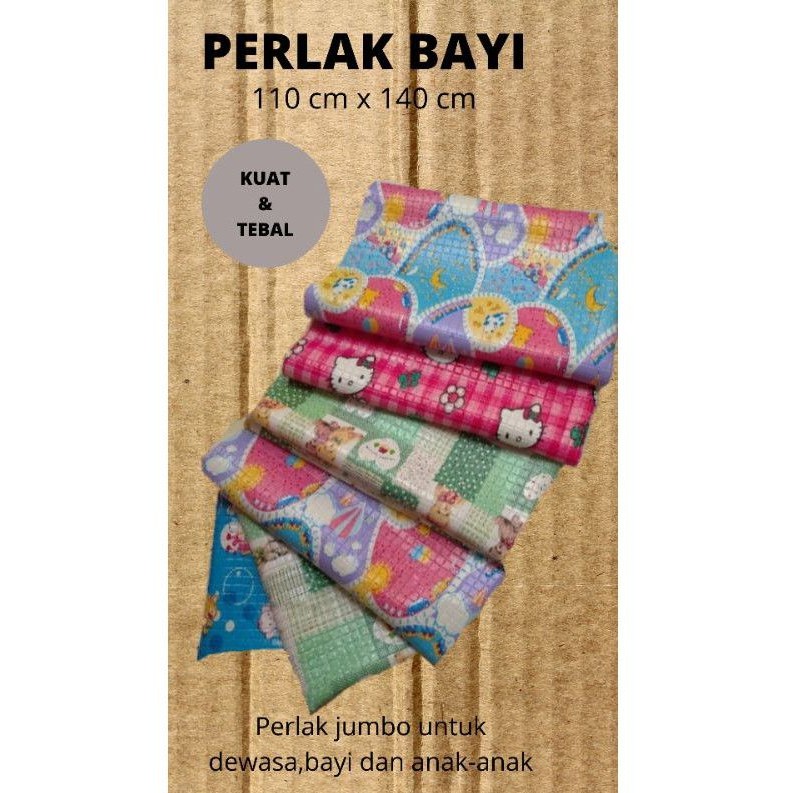 babyland perlak kasur besar jumbo alas tidur alas main anti air matras anti ompol air boks bayi anak orang tua dewasa 138 x 110