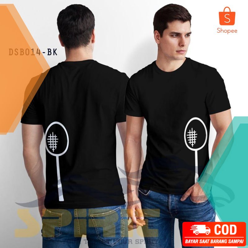 BISA COD Terbaru Baju Kaos Bulutangkis Anak Pria Badminton Logo Yonex Lengan Pendek Panjang Big Size