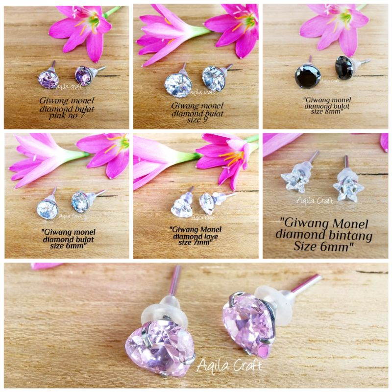 GIWANG MONEL ANTI KARAT/ ANTING TUSUK