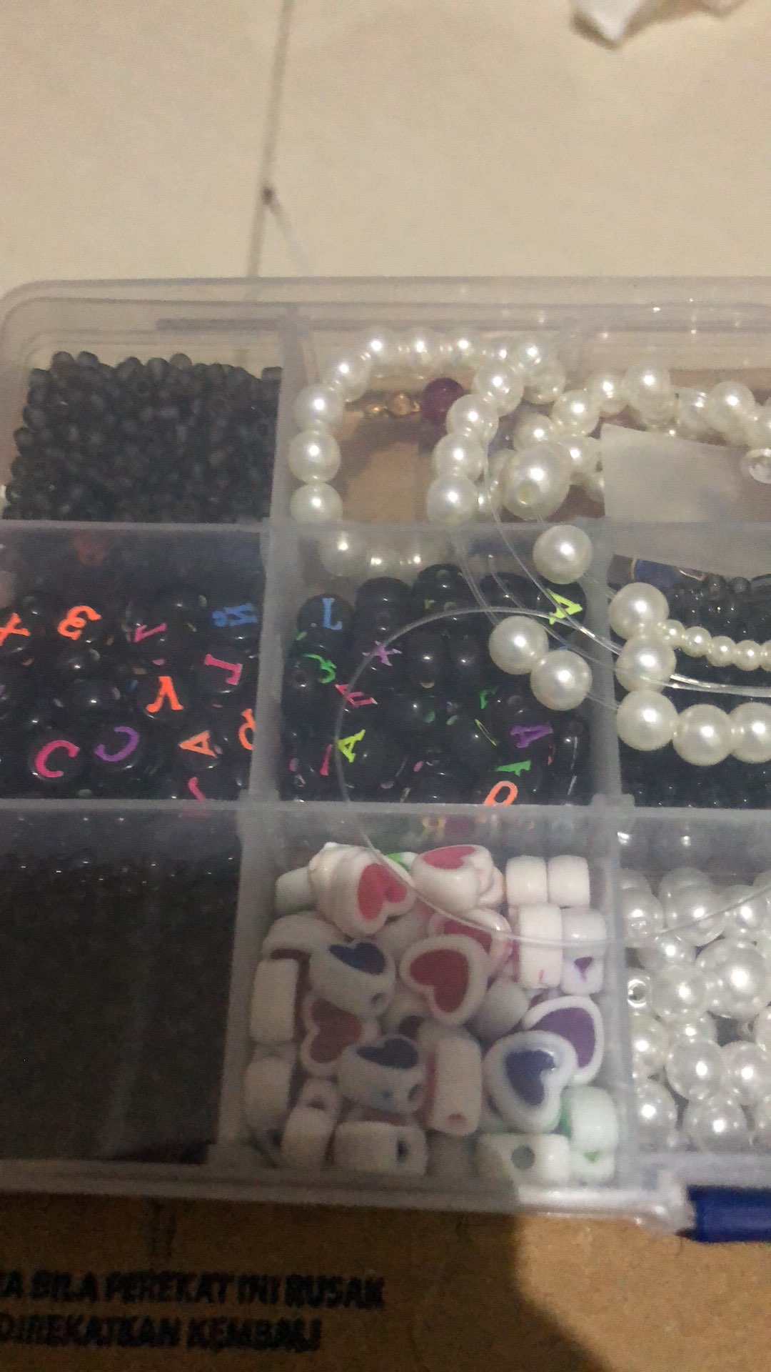 50pcs / Pak Manik-manik Spacer Bentuk Hati Bahan Akrilik Ukuran 8mm Untuk Perhiasan