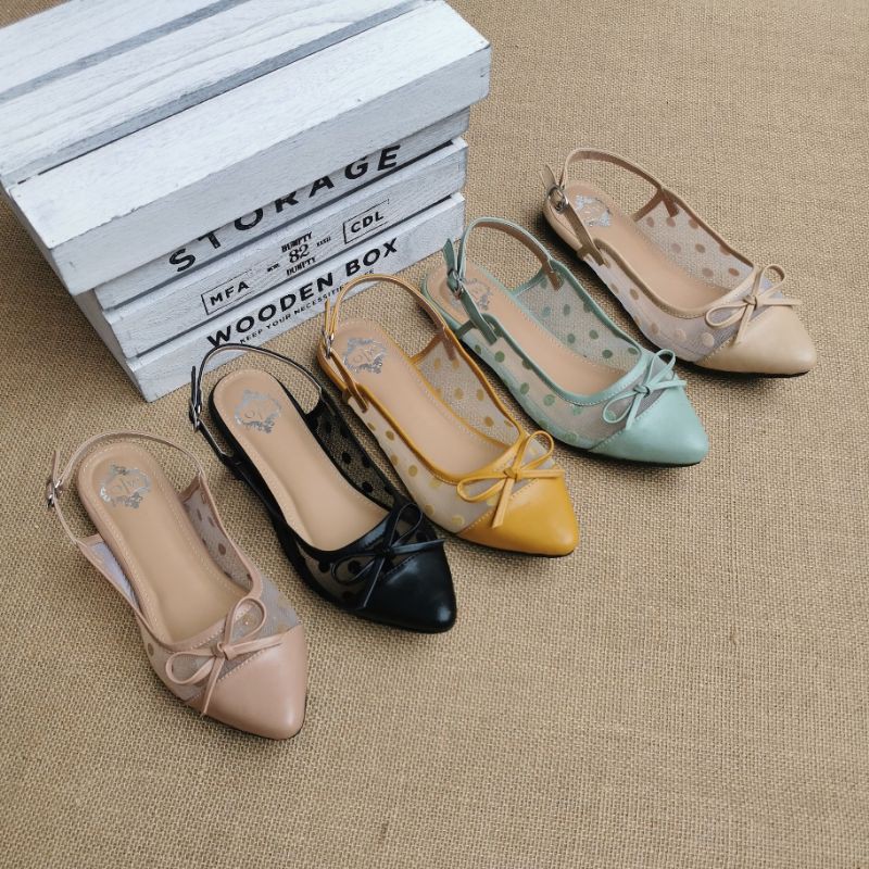 Faduzzi Sepatu Flat Wanita Mules MAHARANI