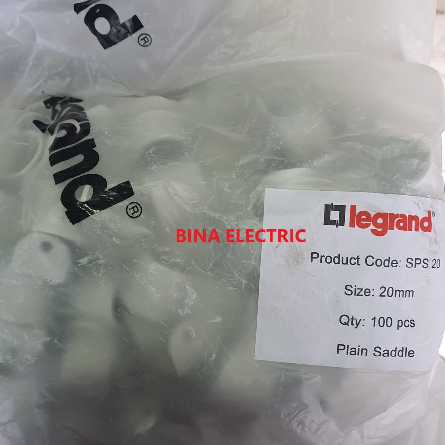 Klem Pipa Legrand 20mm / Clamp Pipa Legrand 20 MM / Klem PVC Legrand