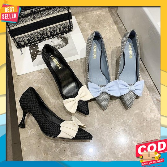 High Heels Wanita Hak Kaca Tinggi Motif Tali Kondangan Pesta Hl 17 High Heels Wanita Formal Sepatu H